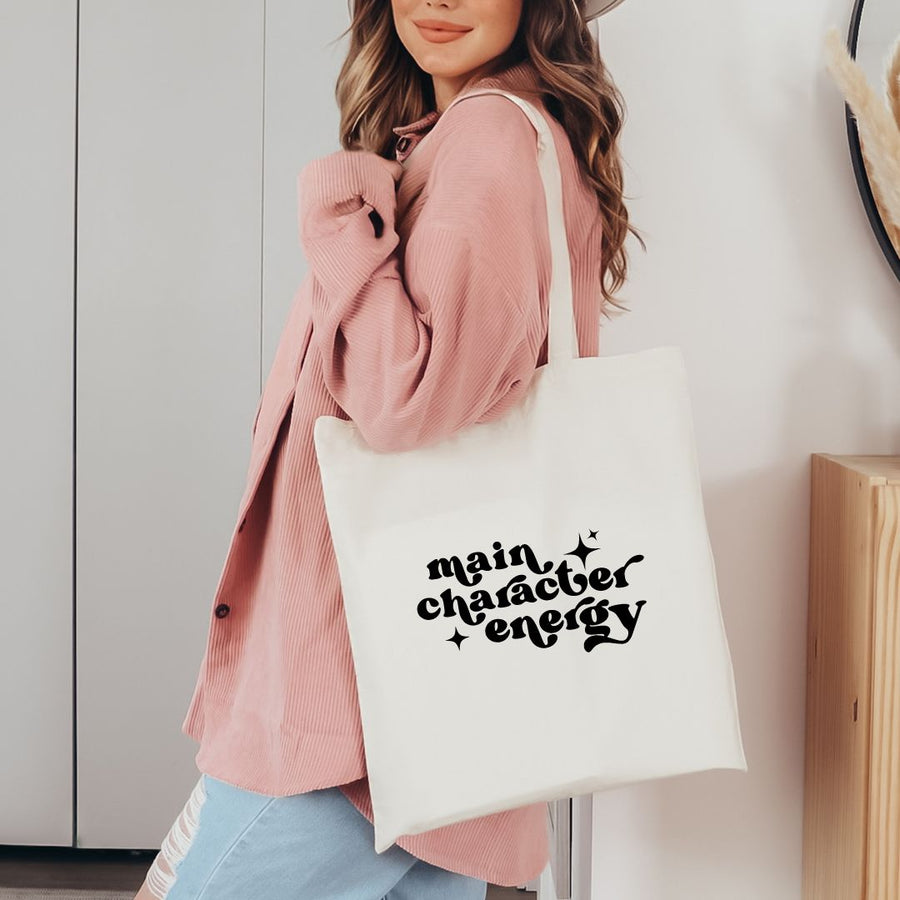 Main Character Energy tote bag