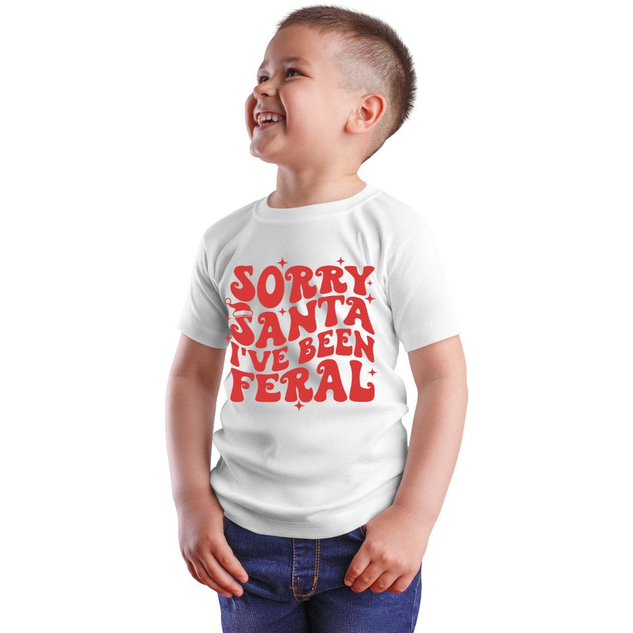 Sorry Santa, I’ve been feral kids tee