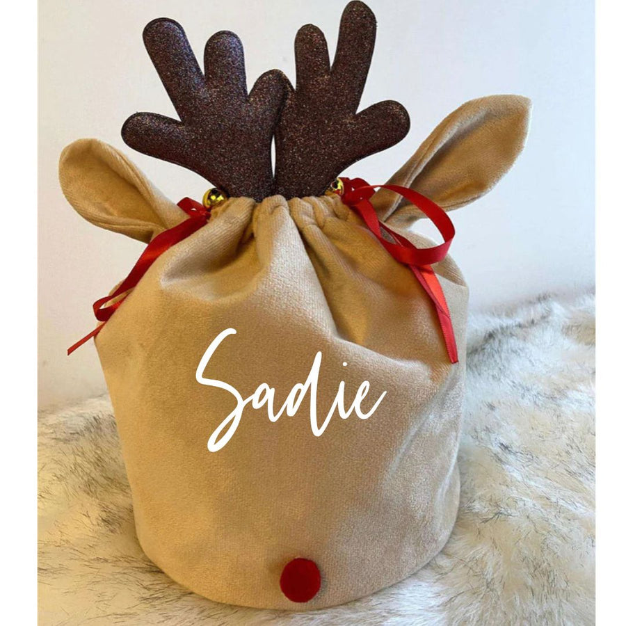 Personalised Reindeer bag